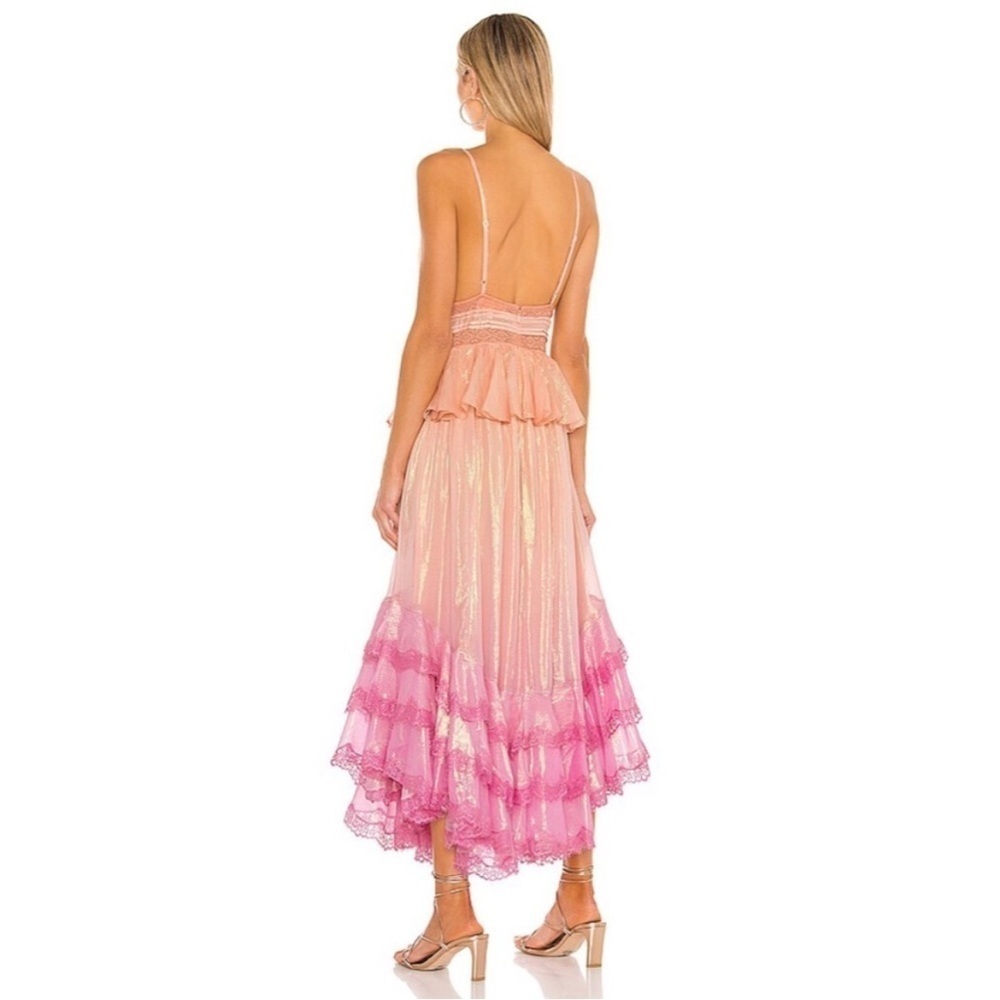 NWT ROCOCO SAND Emi Dress Pink Ombre L - Picture 3 of 9
